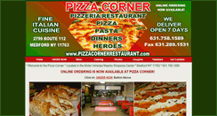 Desktop Screenshot of pizzacornerrestaurant.com